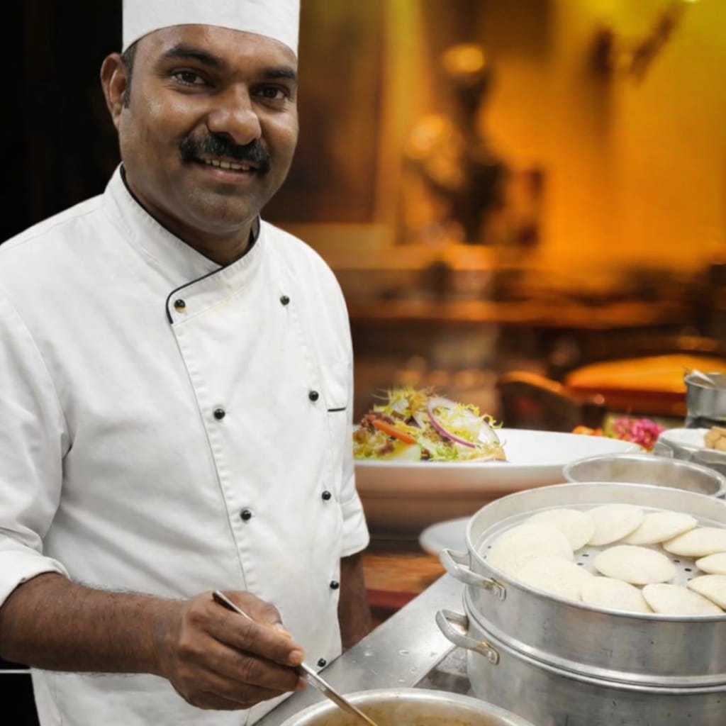 Chef Sunil in Kitchen